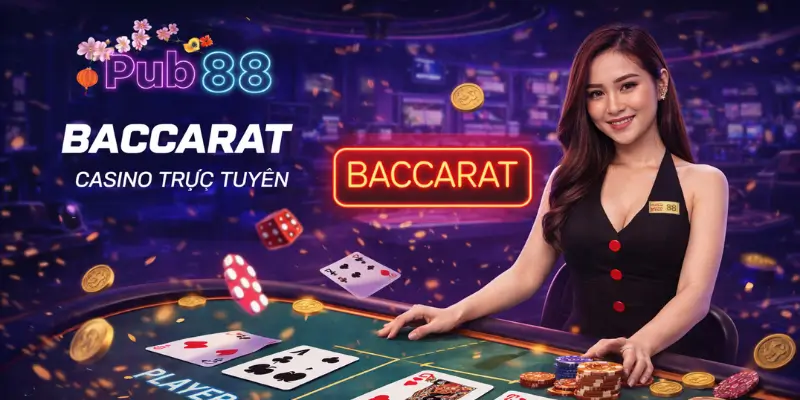 Cách chơi baccarat Pub88 thắng 100% cho mọi game thủ