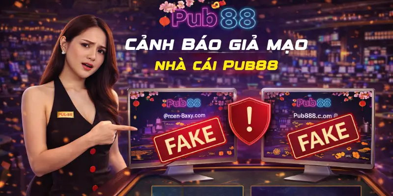 Dấu hiệu nhận biết trang giả mạo nhà cái Pub88