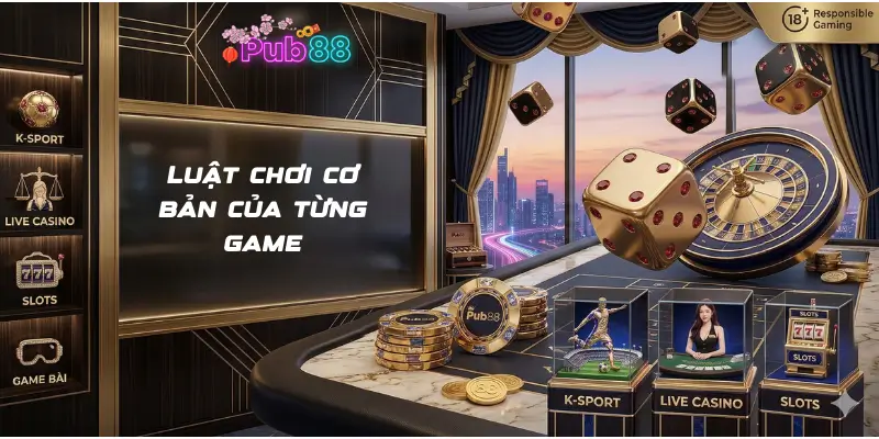 Luật chơi cơ bản của từng game