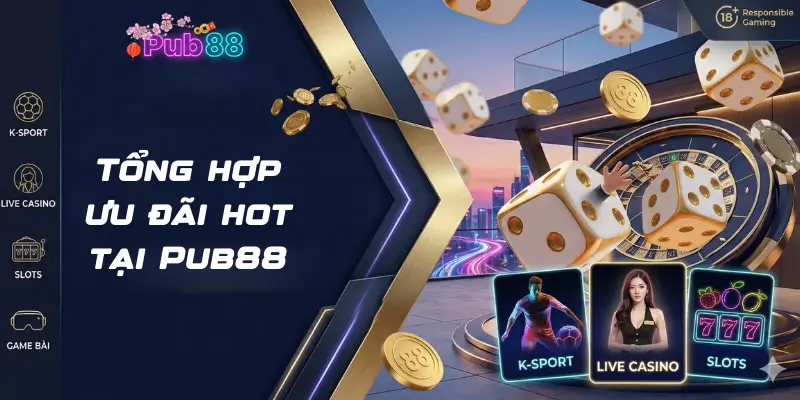 Tổng hợp ưu đãi hot tại Pub88