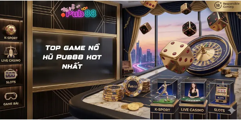 Top game nổ hũ Pub88 hot nhất